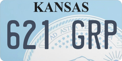 KS license plate 621GRP
