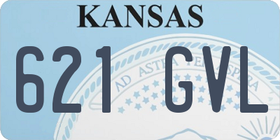 KS license plate 621GVL