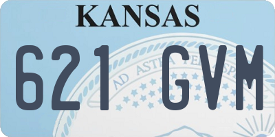 KS license plate 621GVM