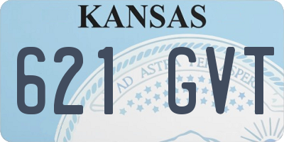 KS license plate 621GVT