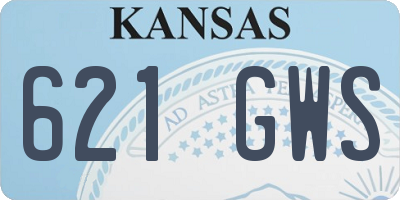 KS license plate 621GWS