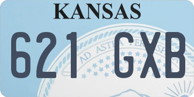 KS license plate 621GXB