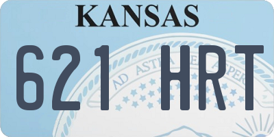 KS license plate 621HRT