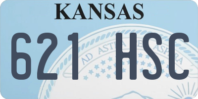 KS license plate 621HSC