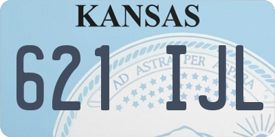 KS license plate 621IJL