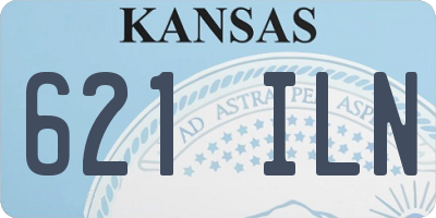 KS license plate 621ILN