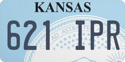 KS license plate 621IPR