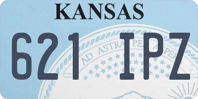 KS license plate 621IPZ