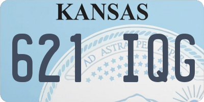 KS license plate 621IQG