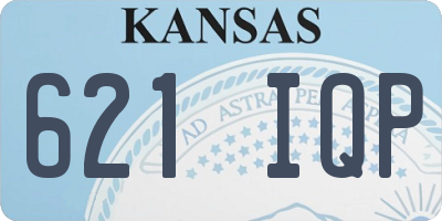 KS license plate 621IQP