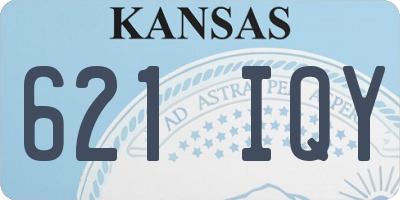 KS license plate 621IQY