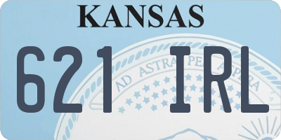 KS license plate 621IRL