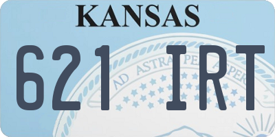 KS license plate 621IRT