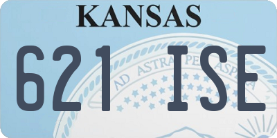 KS license plate 621ISE