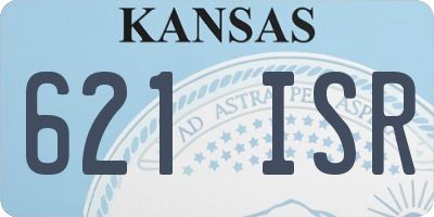 KS license plate 621ISR