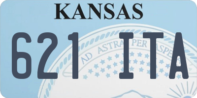 KS license plate 621ITA