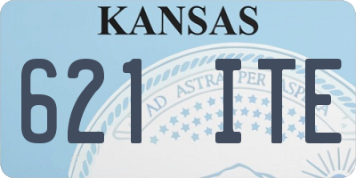 KS license plate 621ITE