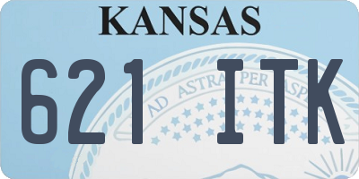 KS license plate 621ITK