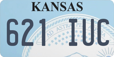 KS license plate 621IUC