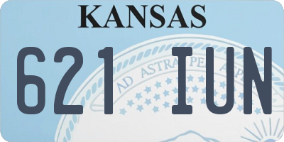 KS license plate 621IUN