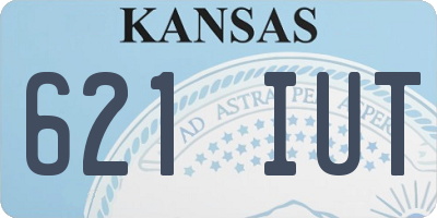 KS license plate 621IUT