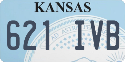 KS license plate 621IVB