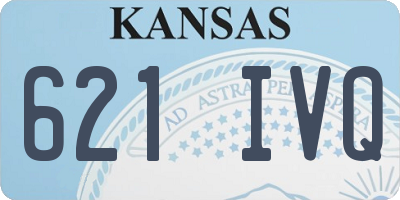 KS license plate 621IVQ