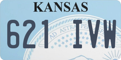 KS license plate 621IVW