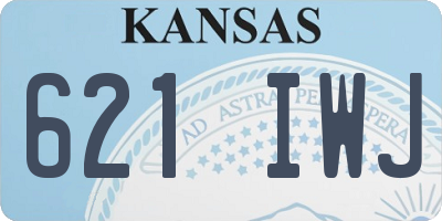 KS license plate 621IWJ