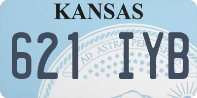 KS license plate 621IYB