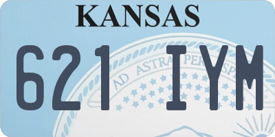 KS license plate 621IYM