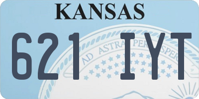 KS license plate 621IYT