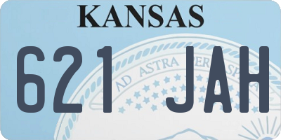 KS license plate 621JAH