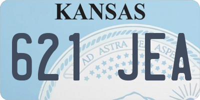 KS license plate 621JEA