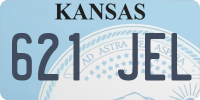 KS license plate 621JEL