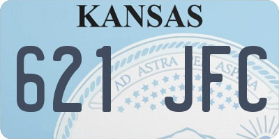 KS license plate 621JFC