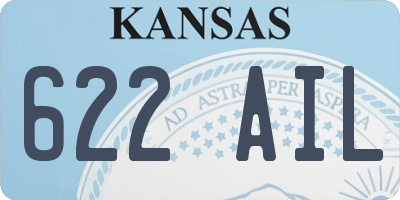 KS license plate 622AIL