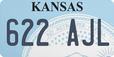 KS license plate 622AJL