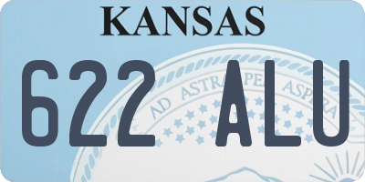 KS license plate 622ALU