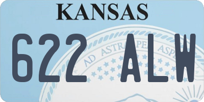 KS license plate 622ALW