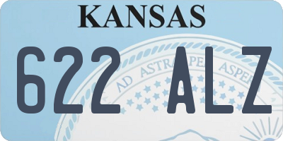 KS license plate 622ALZ
