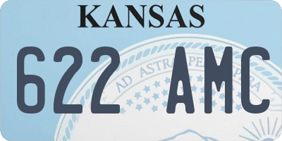 KS license plate 622AMC