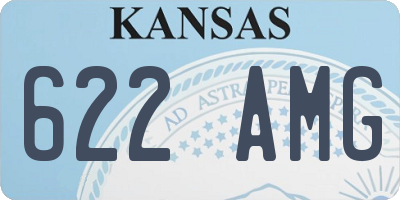KS license plate 622AMG