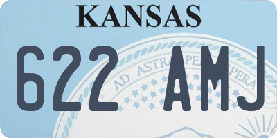 KS license plate 622AMJ