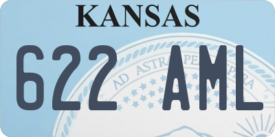 KS license plate 622AML