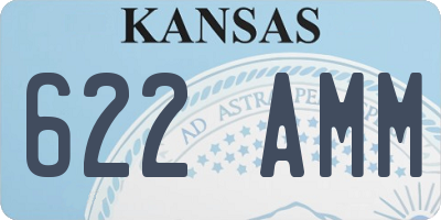 KS license plate 622AMM