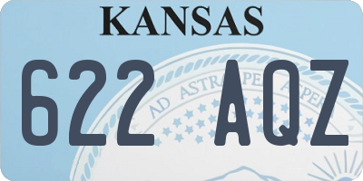 KS license plate 622AQZ