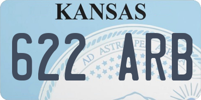 KS license plate 622ARB