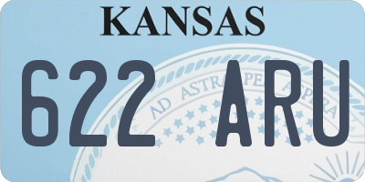 KS license plate 622ARU