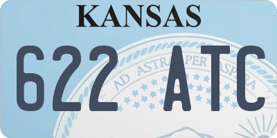 KS license plate 622ATC